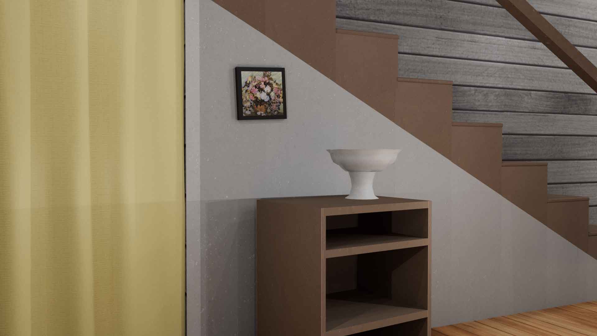 Another view of the studio